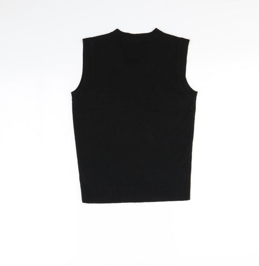 BHS Girls Black Pullover Jumper Size 9 Years