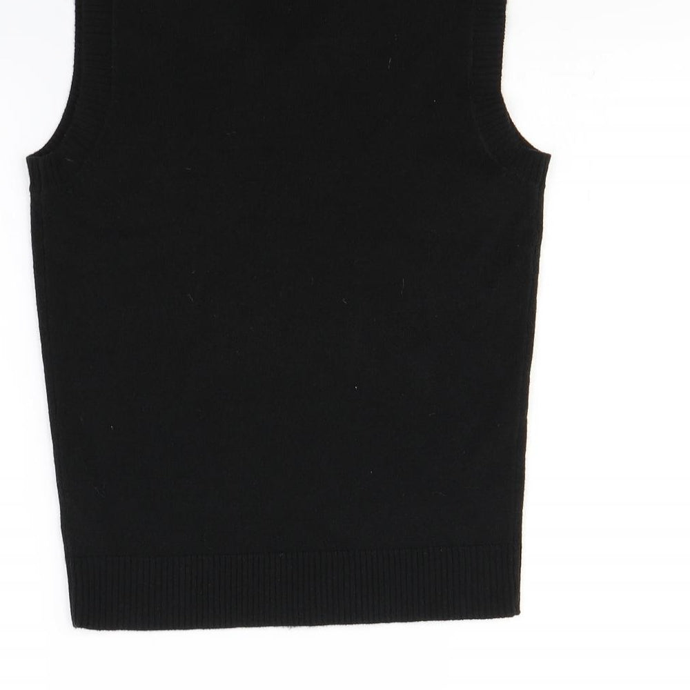 BHS Girls Black Pullover Jumper Size 9 Years