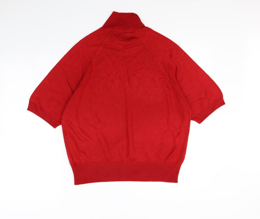 St Michael Womens Red Pullover Sweatshirt Size 16