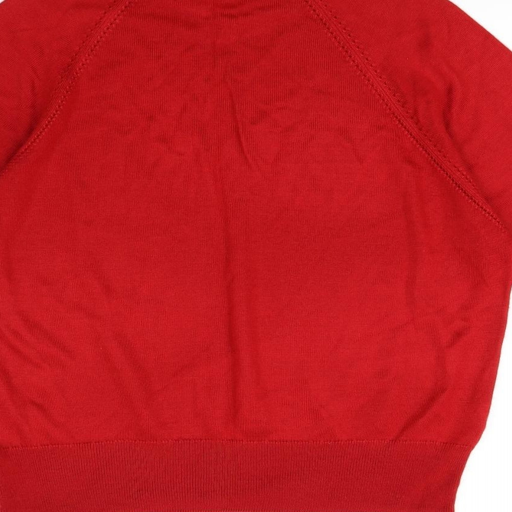 St Michael Womens Red Pullover Sweatshirt Size 16