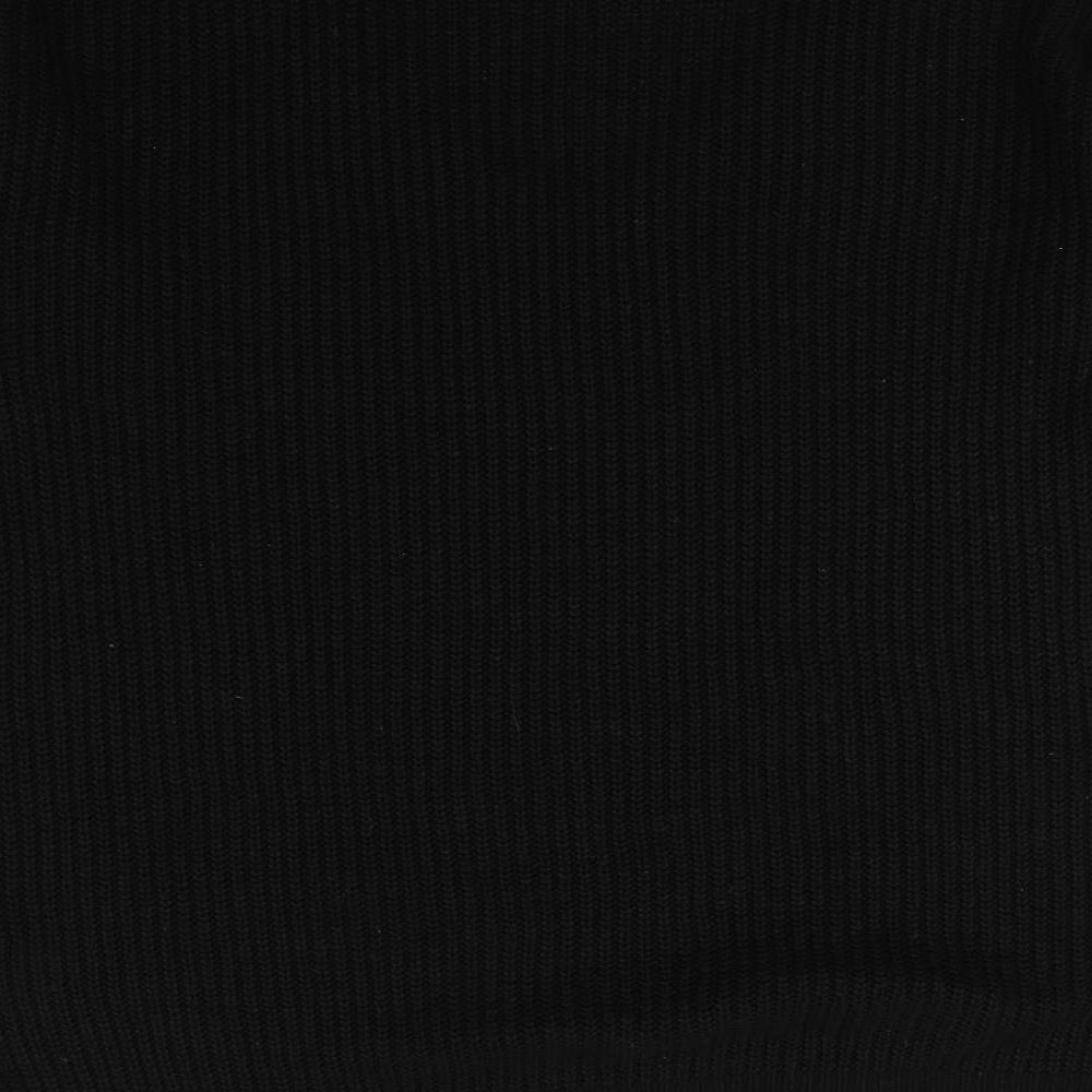 Misguided Womens Black Pullover Jumper Size S - Distressed