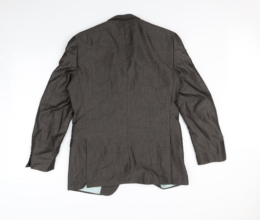 REMUS Mens Brown Jacket Blazer Size S - Shoulder Pads