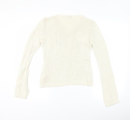 ORSAY Womens Ivory Pullover Jumper Size M