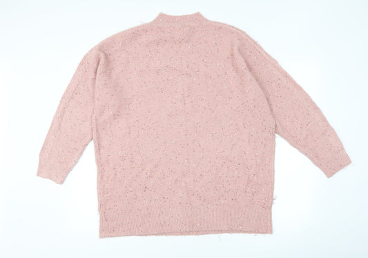 NEXT Womens Pink Pullover Jumper Size L