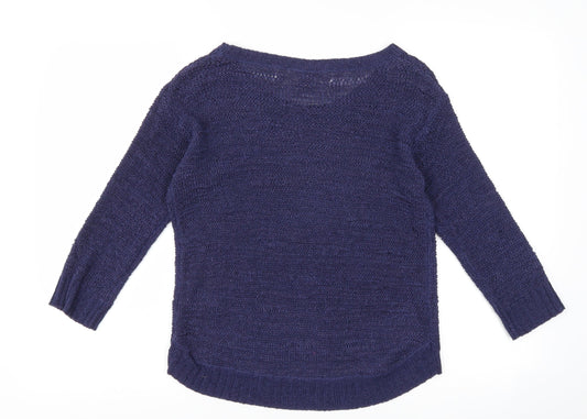 H&M Womens Blue Pullover Jumper Size S