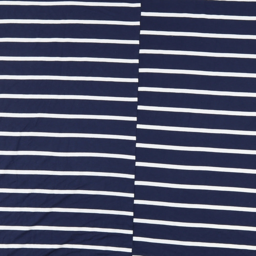 Atmosphere Womens Blue Striped T-Shirt Dress Size 10