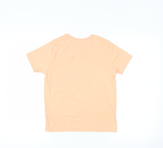 Primark Boys Orange Basic T-Shirt Size 8-9 Years - Venice beach