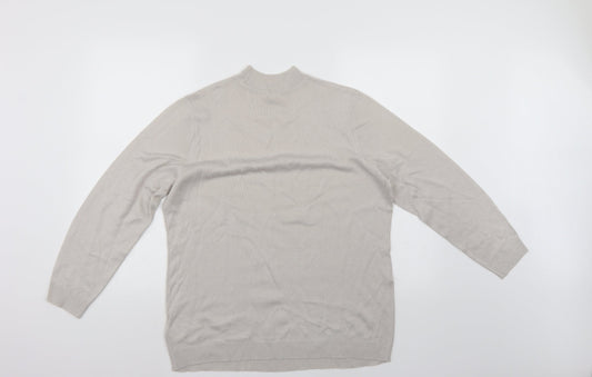 Preworn Womens Grey Pullover Jumper Size 18