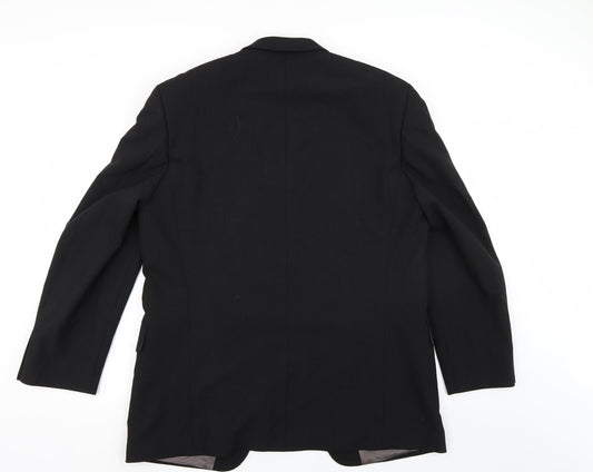 Lino vierra Mens Black Jacket Suit Jacket