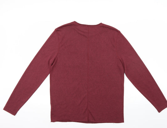 River Island Womens Red Pullover Jumper Size M