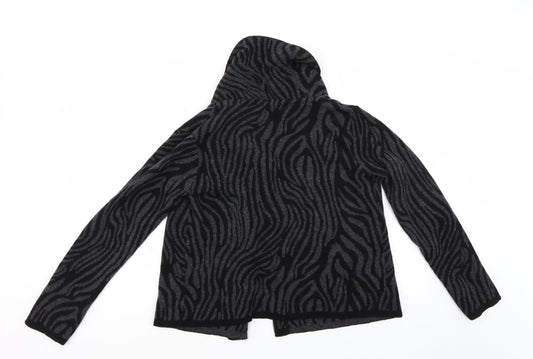 Chairamente Womens Black Jacket Coatigan Size M