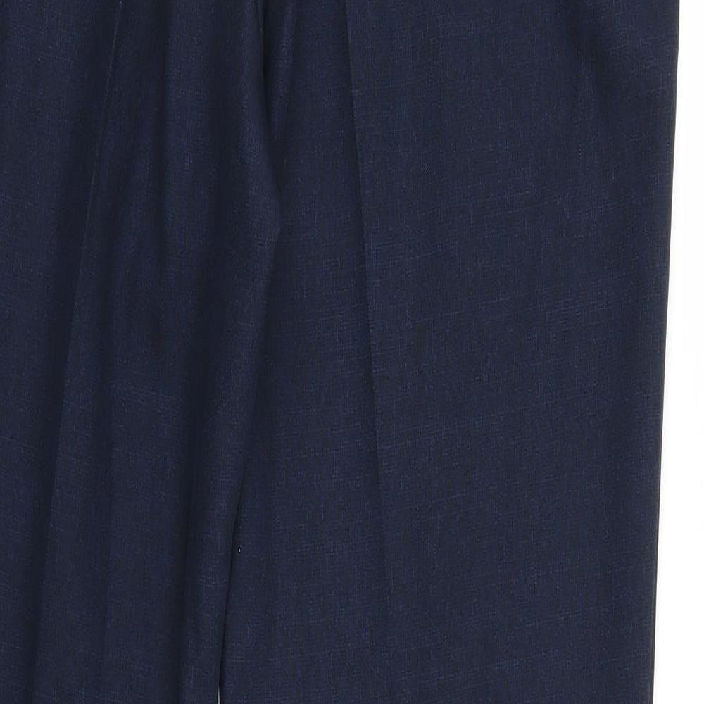 Profie Womens Blue Trousers Size 10 L28 in