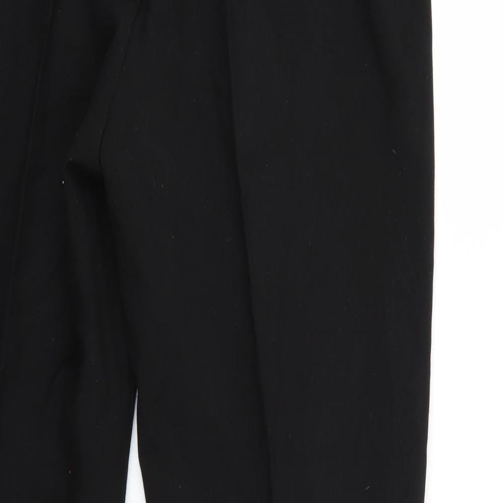 Julipa Womens Black Trousers Size 14 L26 in - Elastic Waist