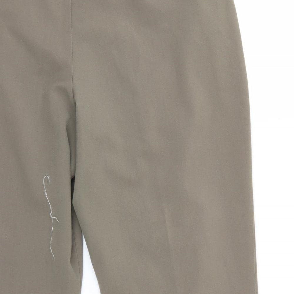 BM Womens Beige Trousers Size 18 L26 in - Elastic Waist