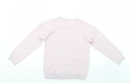 TU Girls Pink Pullover Jumper Size 12 Years