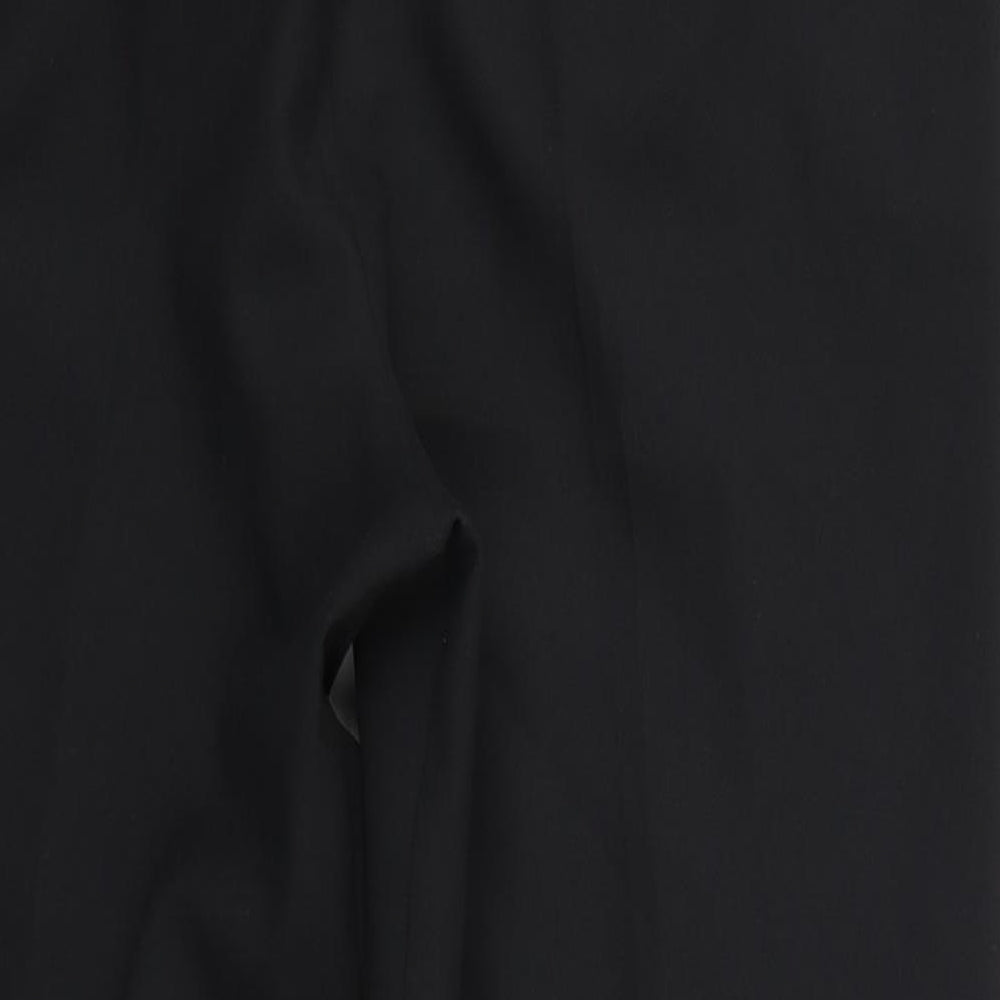 Sarah Hamilton Womens Black Trousers Size 14 L25 in - Elastic Waist