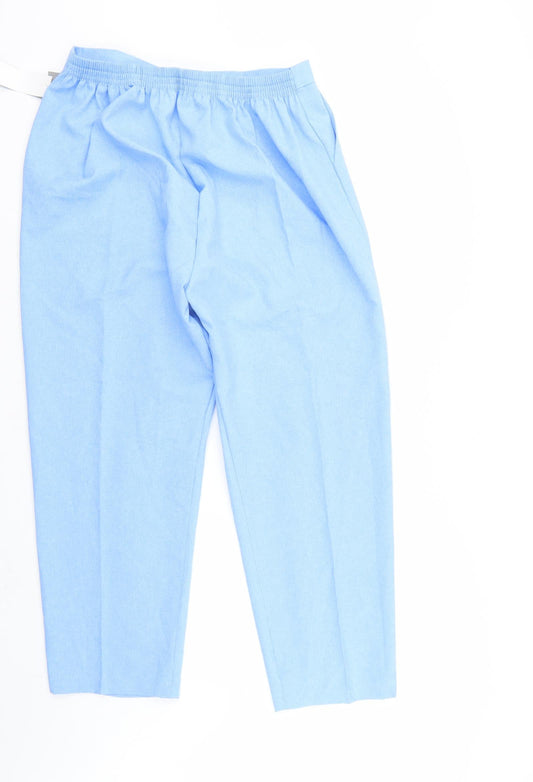 body wise Womens Blue Trousers Size 20 L25 in - Elastic Waist