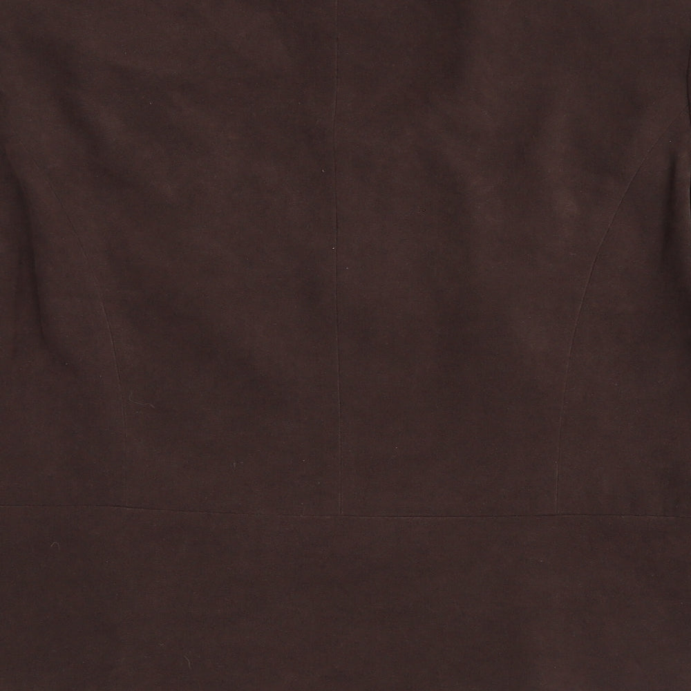 EWM Womens Brown Jacket Size 16