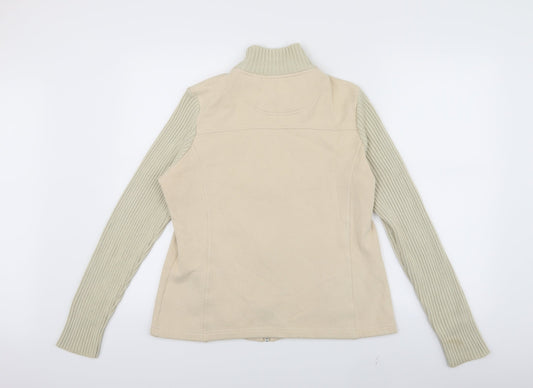 Maine Womens Beige Cardigan Jumper Size 14