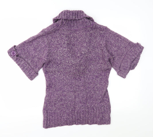 Ada Gatti Womens Pink Knit Pullover Jumper Size S