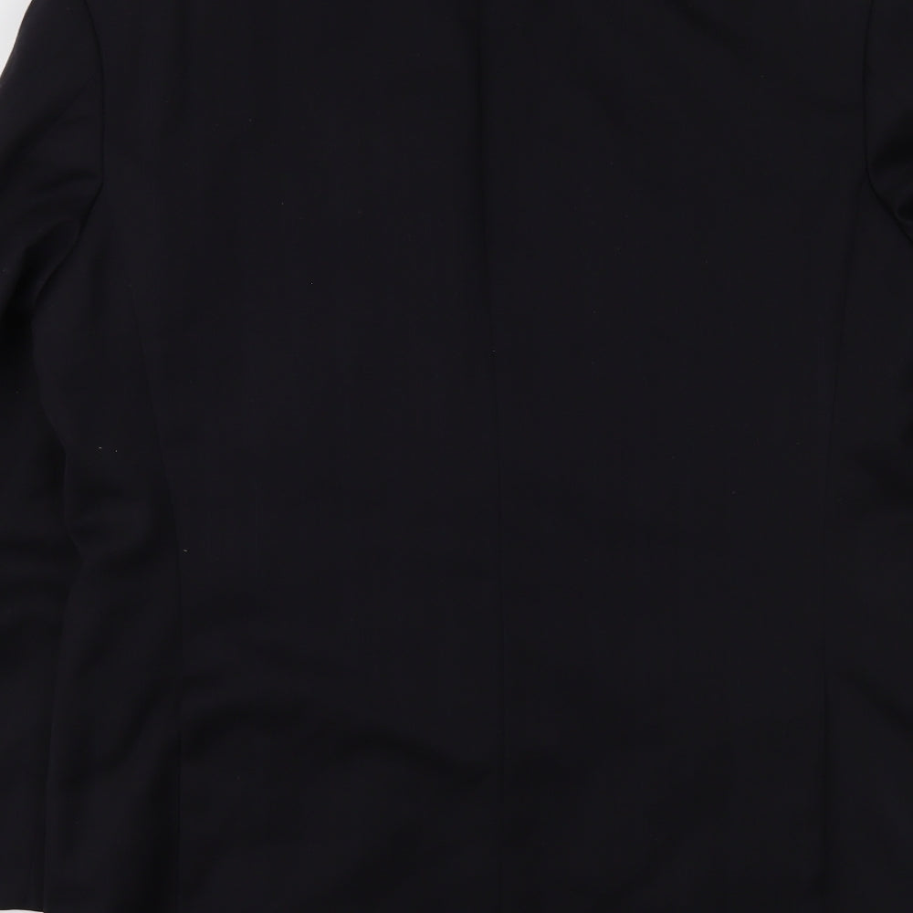 Marks and Spencer Mens Blue Striped Jacket Suit Jacket Size 40