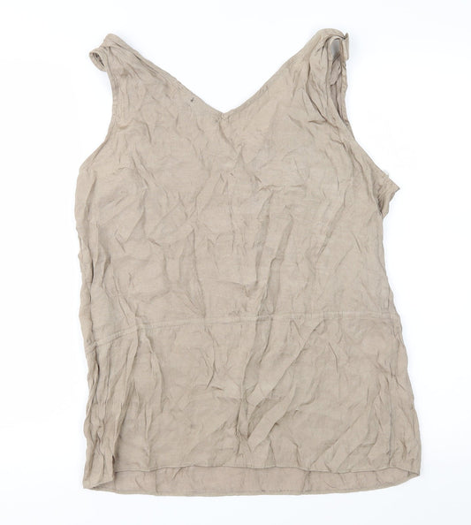 Joanna Morgan Womens Brown Basic Blouse Size 12