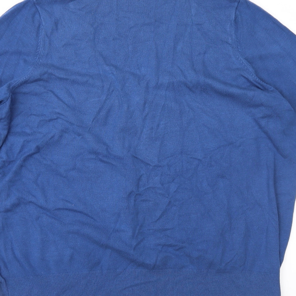 Evans Womens Blue Knit Pullover Jumper Size 20
