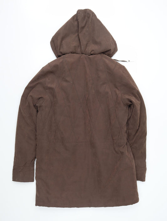 Balmoral Womens Brown Anorak Coat Size 10