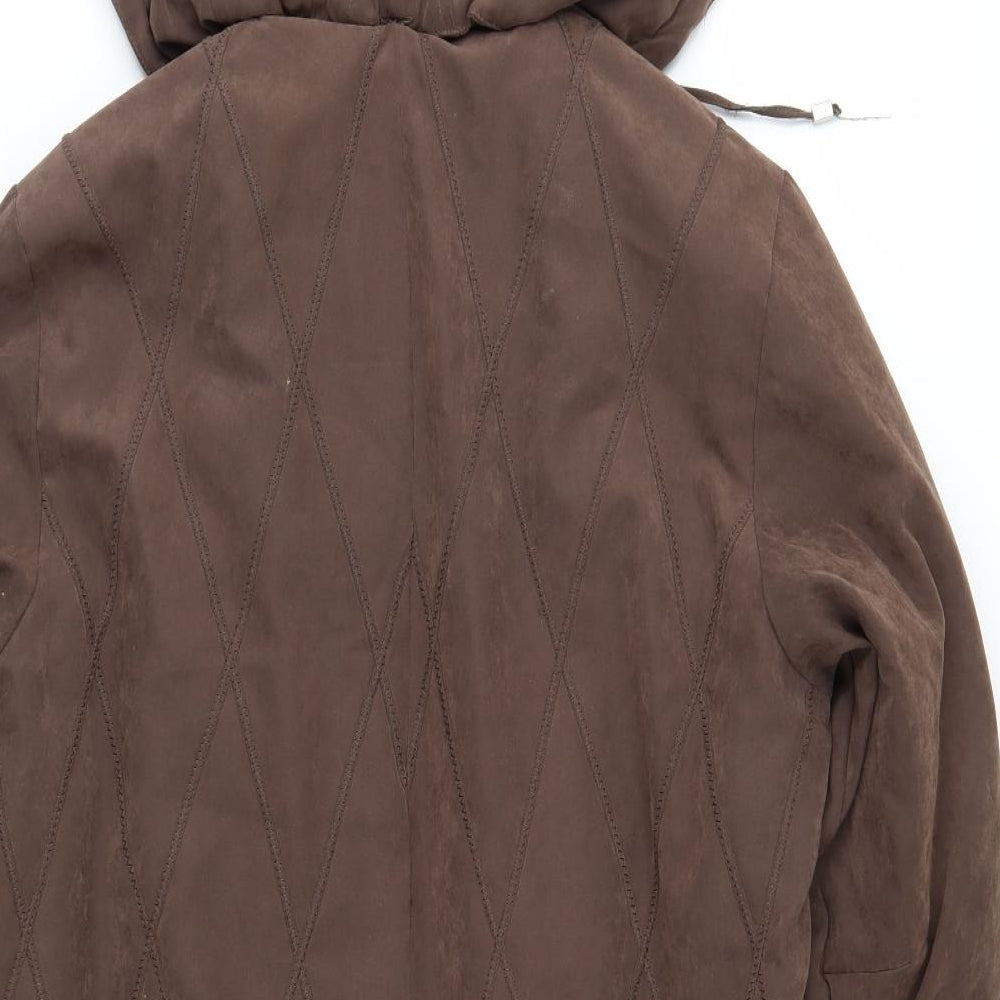 Balmoral Womens Brown Anorak Coat Size 10