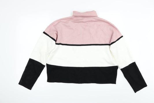 New Look Womens Multicoloured Striped Pullover Jumper Size M