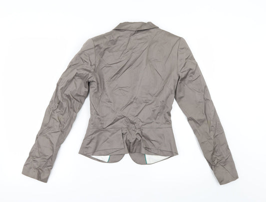 H&M Womens Brown Jacket Size 4