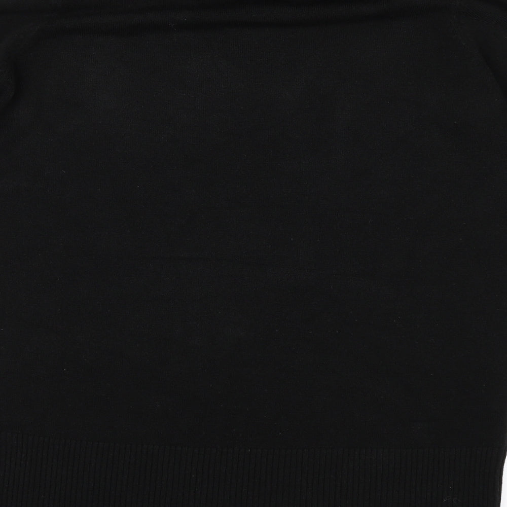 Papaya Womens Black Pullover Jumper Size 12