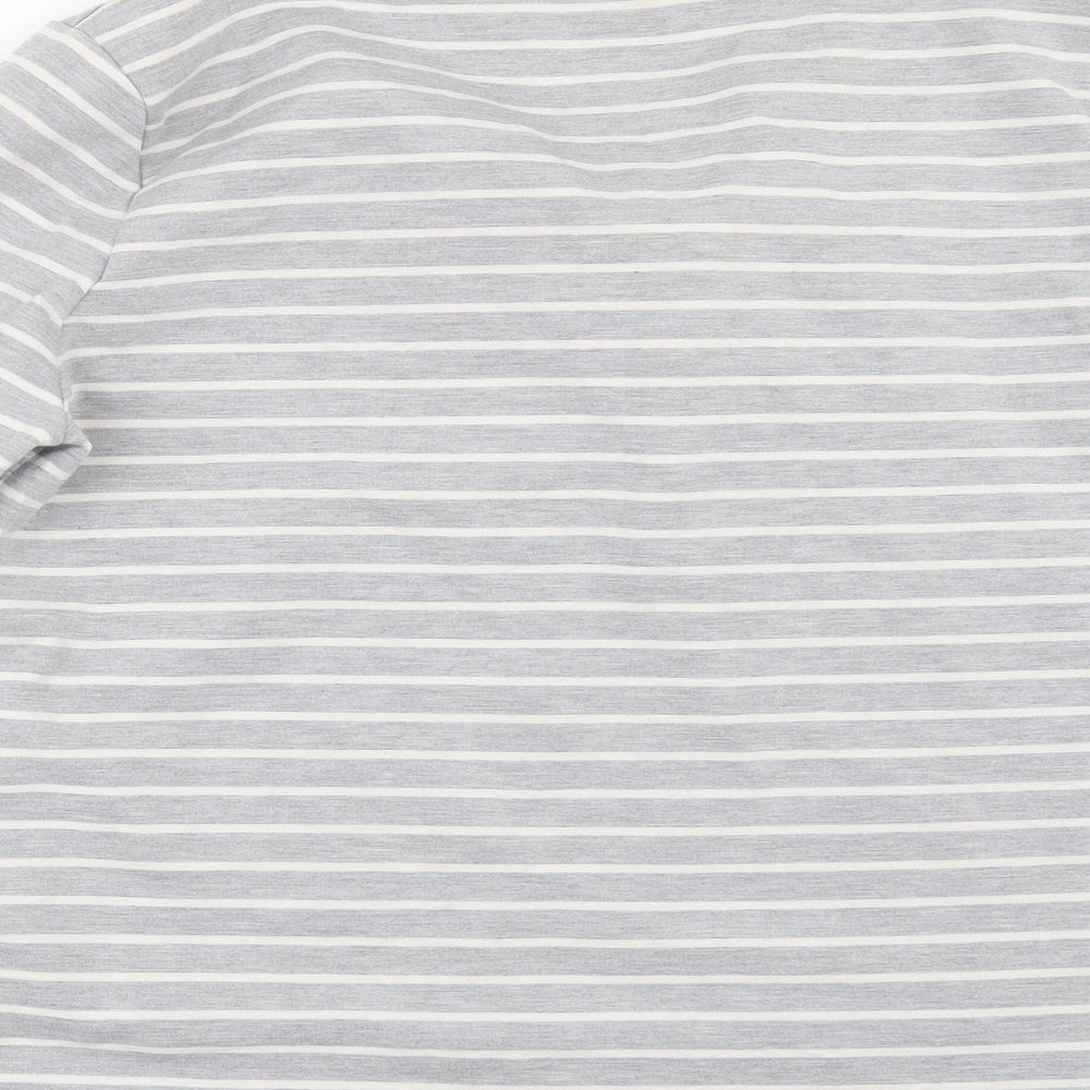 Principles Womens Grey Striped Pullover Jumper Size 16