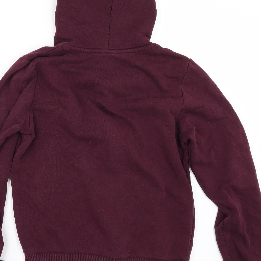 Brand and care label for Divided by H&M women’s full zip hoodie, size S