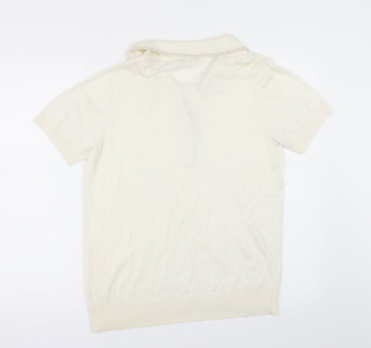 Wissmach Womens Ivory Pullover Jumper Size 14