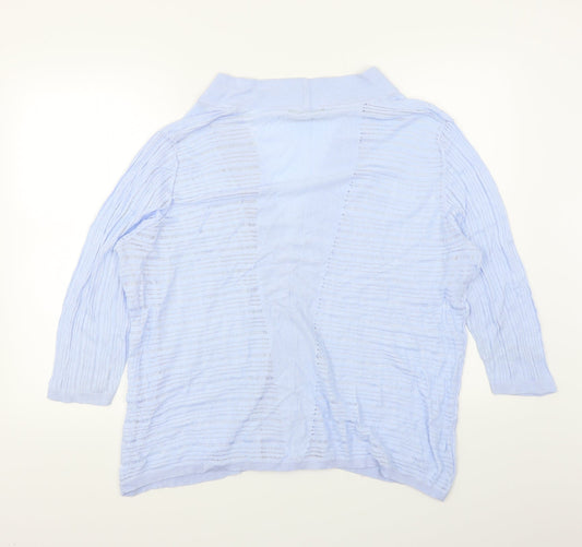 Bonmarché Womens Blue Cardigan Jumper Size L