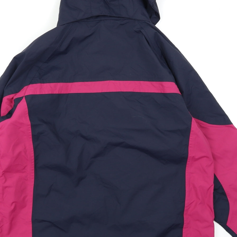 GTI Outdoor Womens Blue Motorcycle Jacket Coat Size 14