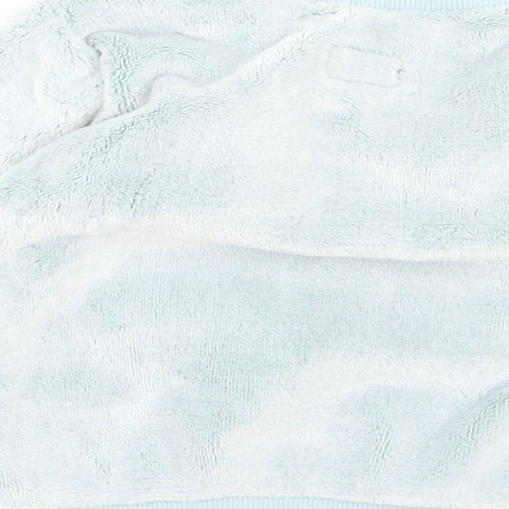 Brand and care label for Next Baby Blue Basic T-Shirt, size 3-6, Months - Bear