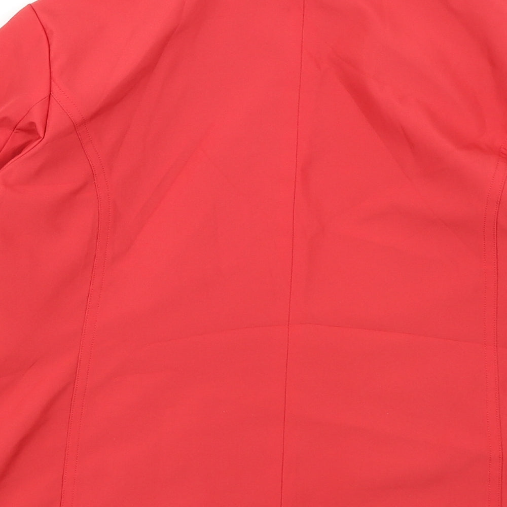 BM Womens Red Anorak Coat Size S