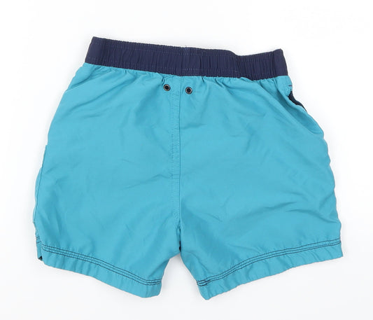 F&F Boys Blue Bermuda Shorts Size 6-7 Years