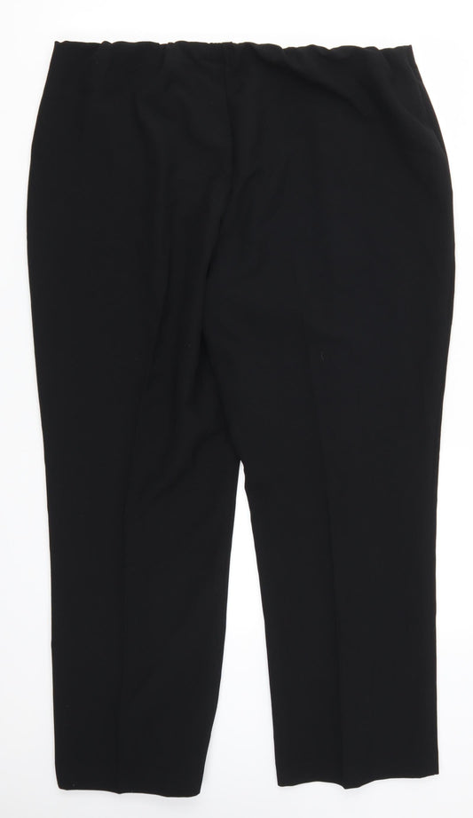 Bonmarché Womens Black Trousers Size 20 L27 in