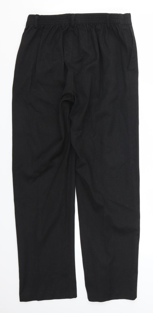 Back view of Zeco boys’ grey dress pants trousers, size 13, years