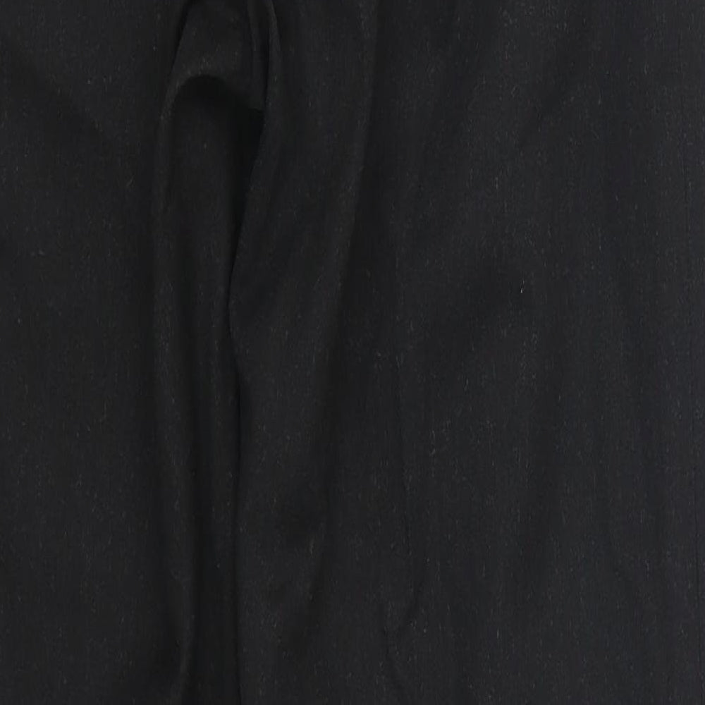 Brand and care label for Zeco boys’ grey dress pants trousers, size 13, years