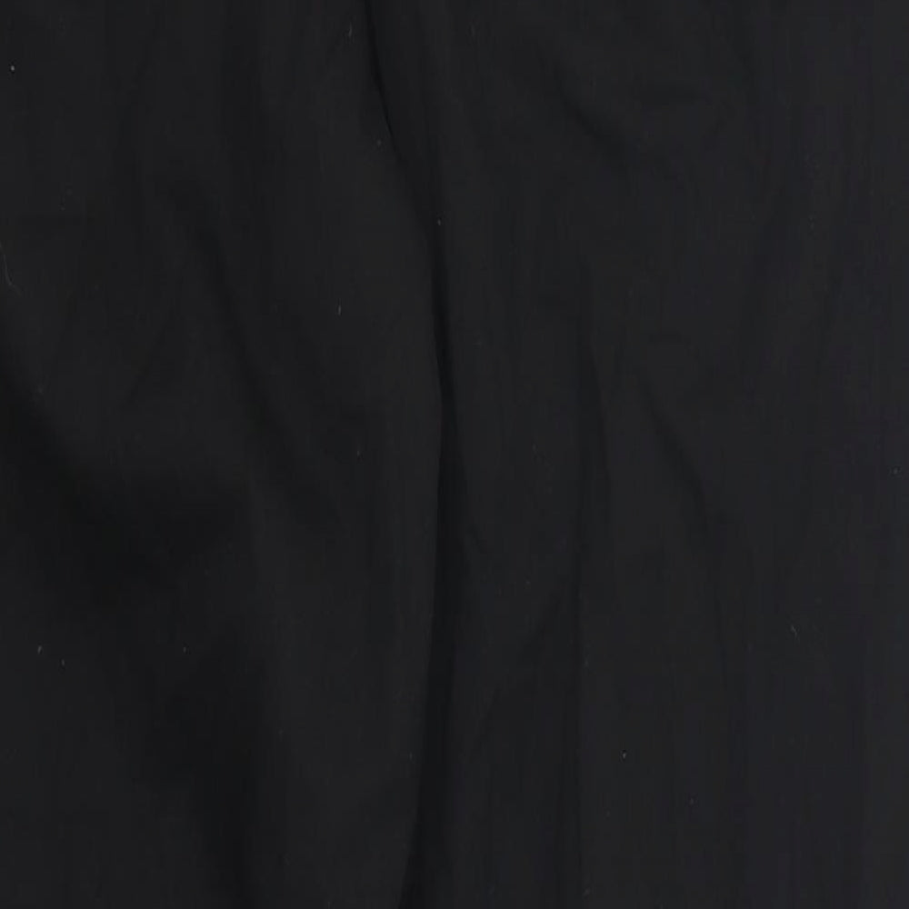 Yessica Womens Black Trousers Size 12 L30 in