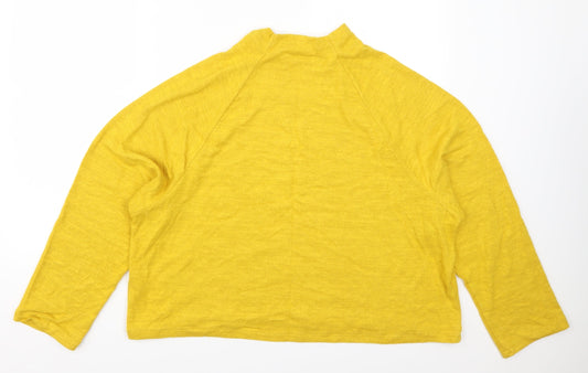 H&M Womens Yellow Pullover Jumper Size L