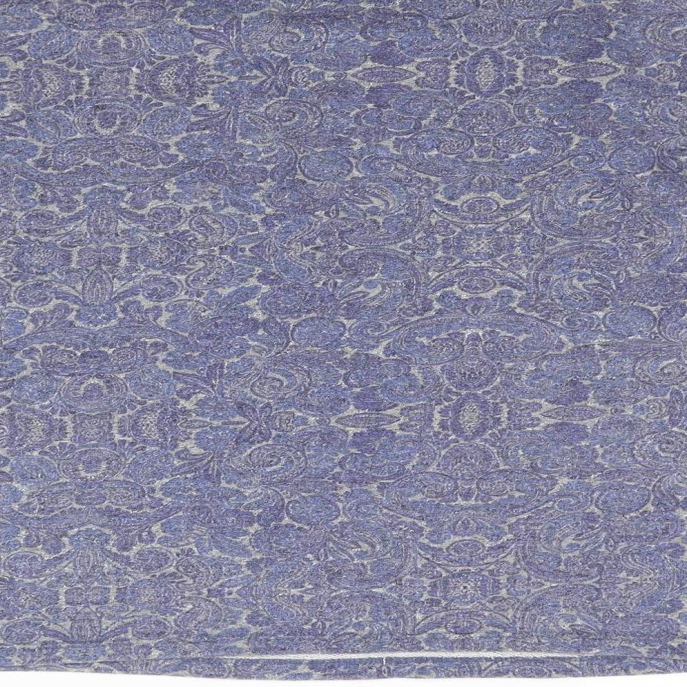 Brand and care label for George women’s blue paisley jacquard pullover sweatshirt, size UK 10