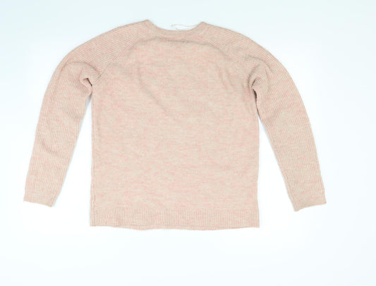 Papaya Girls Pink Knit Pullover Jumper Size S