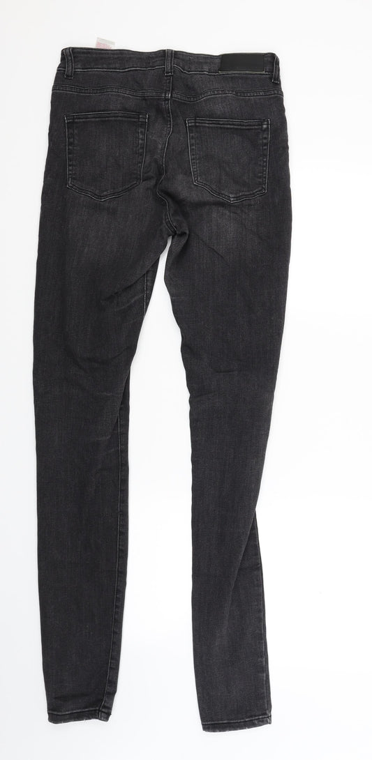 Noisy may Womens Black Denim Skinny Jeans Size 30 in L34 in