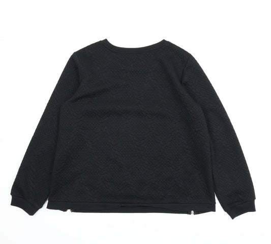 Peacocks Womens Black Pullover Jumper Size 14
