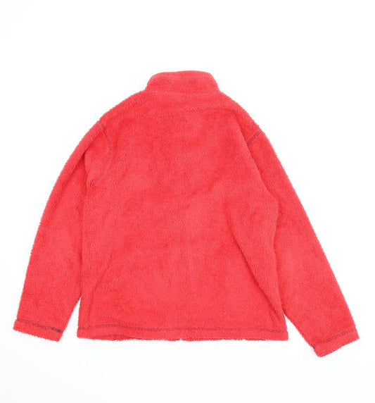 Amoretti Womens Red Fleece Jacket Size M
